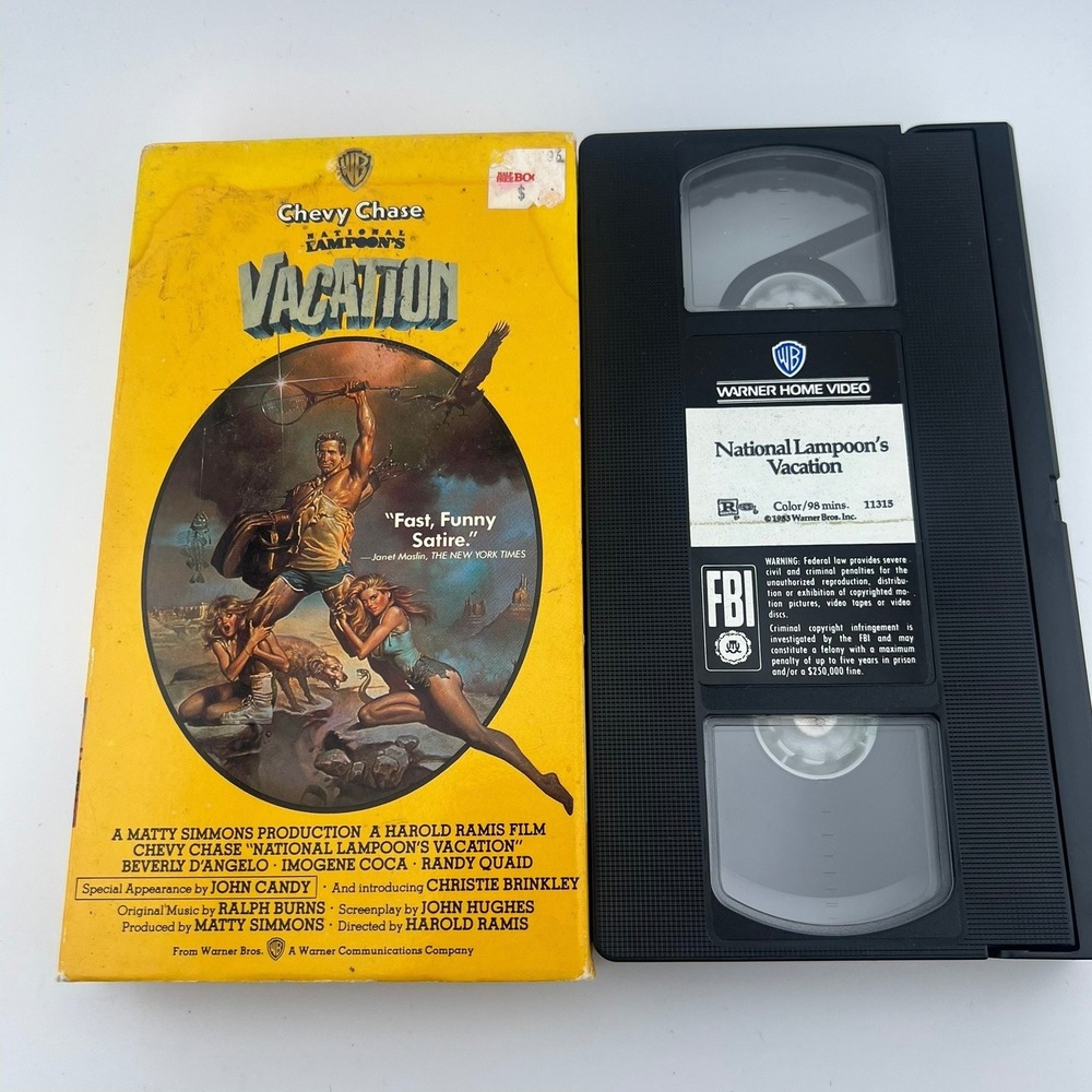 National Lampoon's Vacation VHS 1983 Chevy Chase Comedy Warner Bros